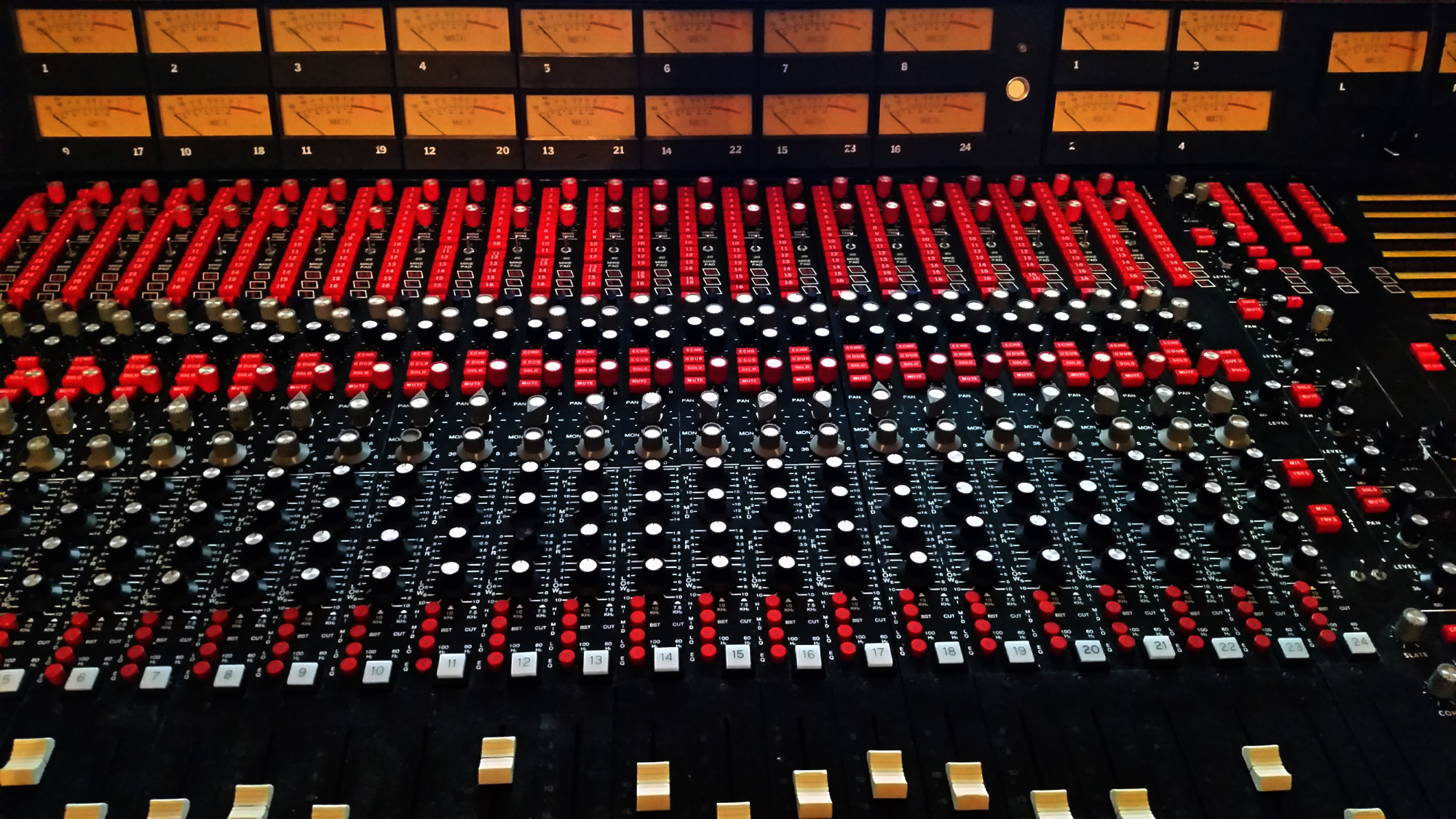 1973 MCI JH416B Recording Console at Zero Art Studio